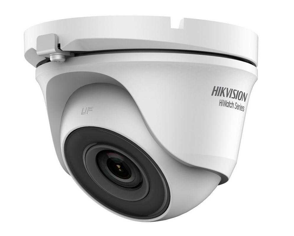 Camera dome analogica, 5MP, lentila 2.8mm, IR 20m, IP66, Hikvision HiWatch HWT-T150-M28