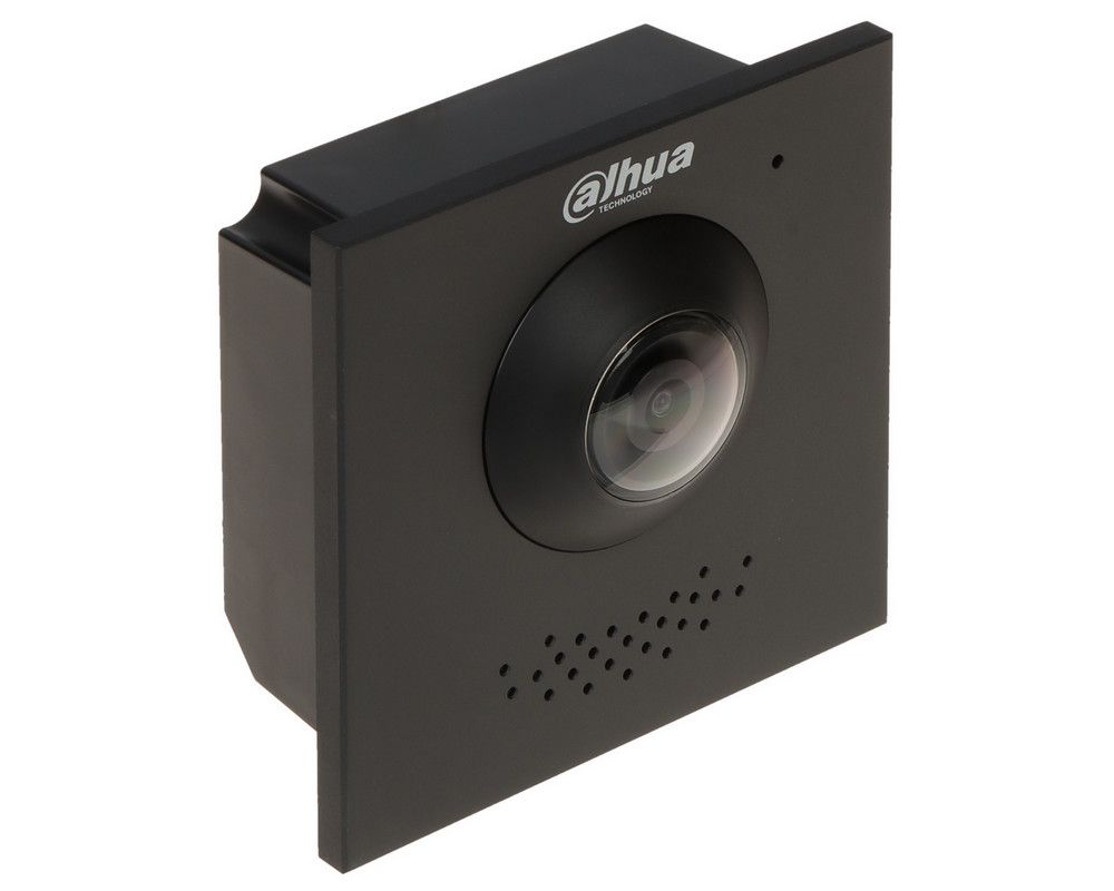 Camera Full HD pentru Videointerfon modular Dahua, IK07 IP65, 2 fire sau RJ45, PoE, aluminiu, negru, VTO4202FB-P-S2