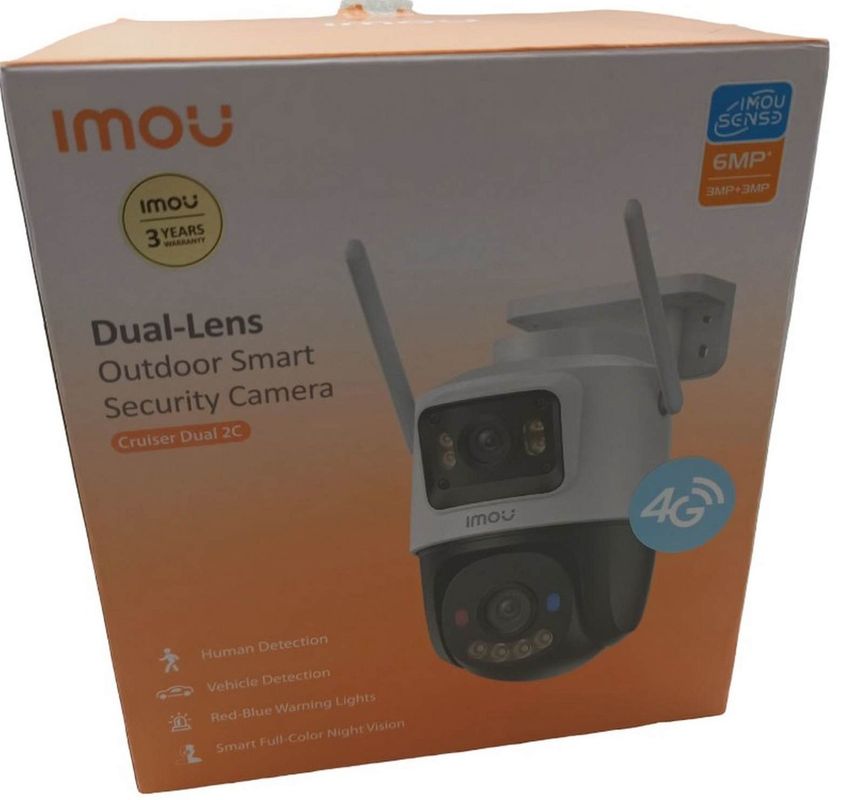 [RESIGILAT]Camera cu SIM 4G Imou Cruiser Dual 2C 4G, 2 lentile, 3MP+3MP, zoom digital 8x, Iluminare duala, Audio bidirectional, Alarma, slot microSD, IPC-S7XCP-6M1TED-EU-R1