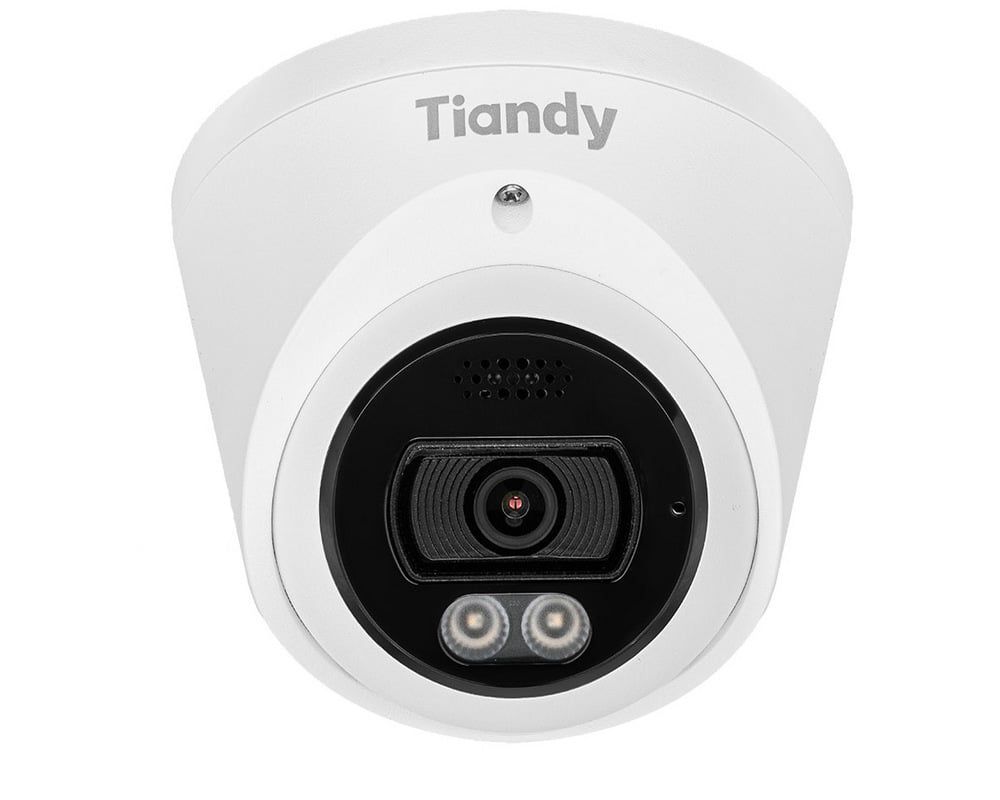 Camera IP Dome Tiandy Color Maker Pro Series, 8MP, POE, slot MicroSD, microfon, difuzor, TC-C38XQ-I3W-8MP