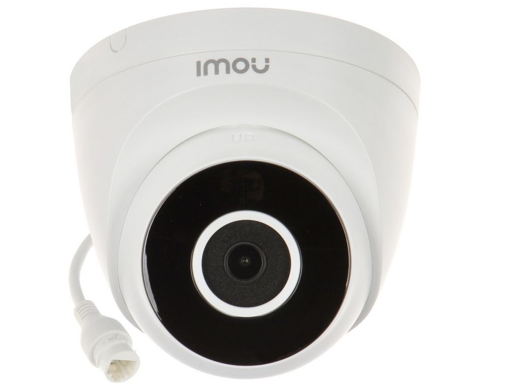 Camera de supravehere IP Dome, Imou Turret, 2 MP Full HD, 2.8mm, ONVIF, Detectie umnana, IR 30m, Alimentare prin PoE, IPC-T22AP