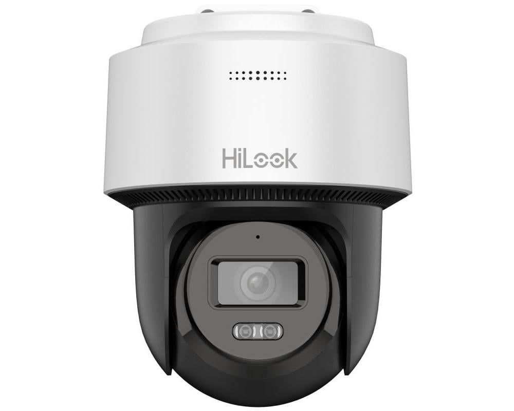 Camera IP cu rotire de pe mobil Hikvision HiLook HI-PTZ-N2C400M-DE(2.8mm)(B), 4MP 2K, Iluminare Duala 30m, Audio, PoE, IP66
