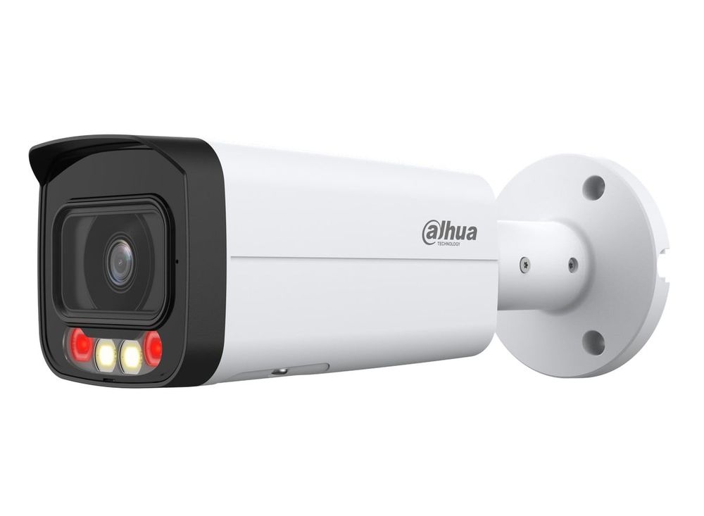 Camera de exterior IP, WizSense, 4MP 2K, 3.6mm, Iluminare duala 50m, Microfon, PoE, MicroSD, IP67 si IK10, Dahua IPC-HFW2449T-AS-IL-0360B