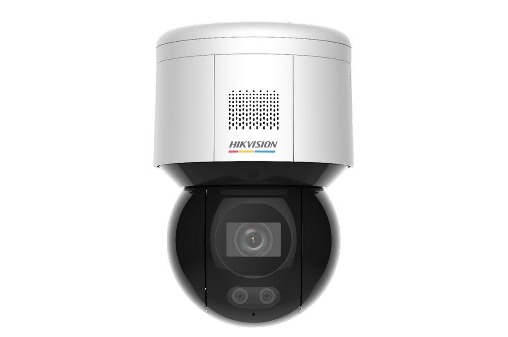 Camera de supraveghere IP PTZ, 4MP 2K, Acusense, ColorVU, LED alb 30m, Microfon si Difuzor, MicroSD, DS-2DE3A400BW-DE/W(T5)