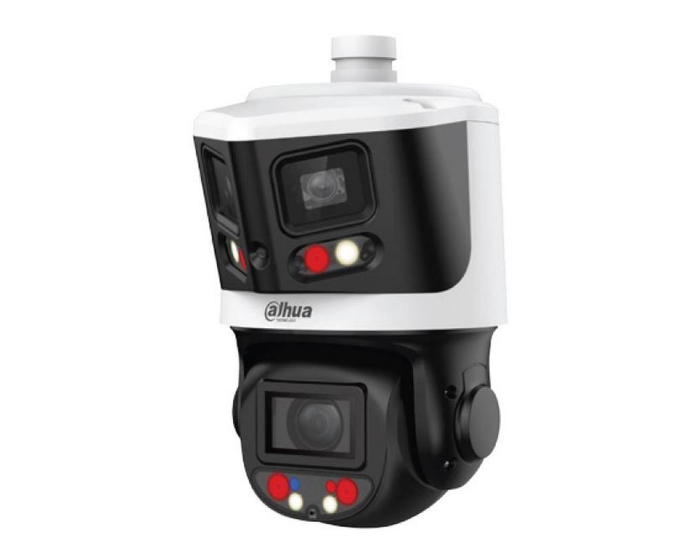 Camera Speed Dome IP PTZ Dahua, WizSense, 8MP+4MP, 10x, Alarma, Iluminare Duala, Audio, IP66, SDT3E410-8P-MB-A-PV1