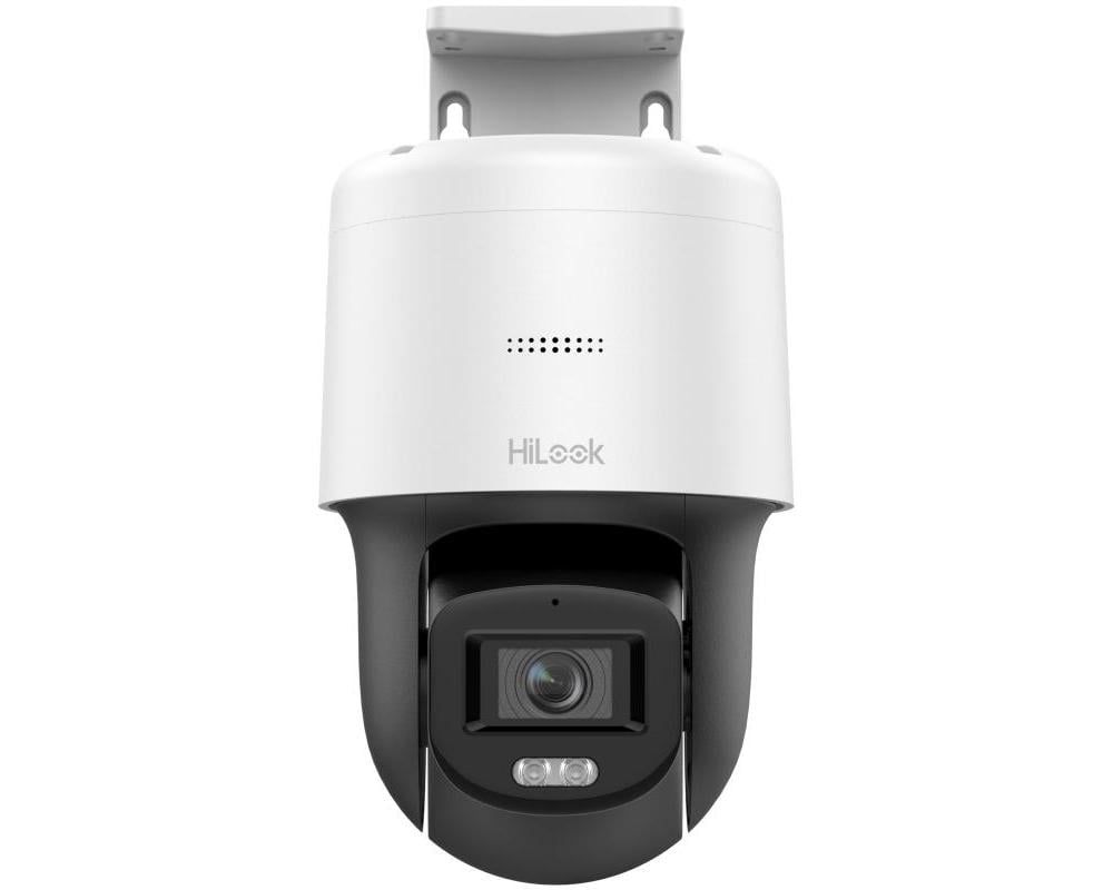 Camera Speed Dome IP Hikvision Hilook PTZ-N2C200C-DE(F0), ColorVu, 2MP Full HD, LED alb 30m, Audio, PoE, IP66