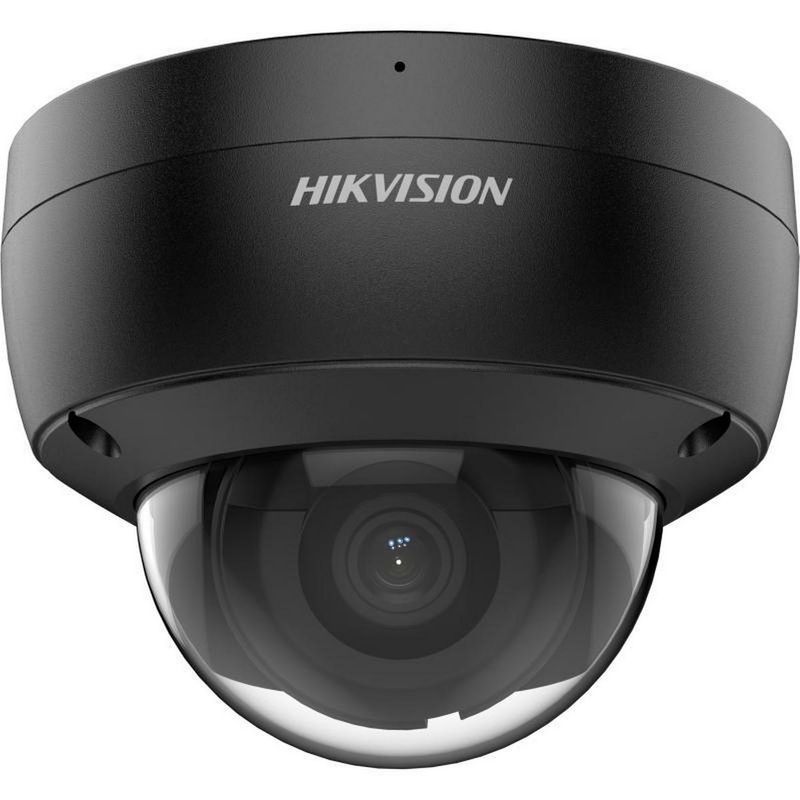 Camera supraveghere dome IP Hikvision DS-2CD2166G2-ISU2.8(C)BK, AcuSense, DarkFighter, 6MP, IR 30m, Microfon, slot microSD, PoE, IP67