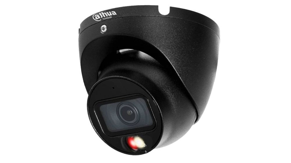 Camera supraveghere exterior Dahua IPC-HDW1639T-A-IL-0280B-S6-BK, 6 MP, Smart Dual Light, iluminare duala 30m, 2.8mm, microfon, detectie umana, PoE, IP67