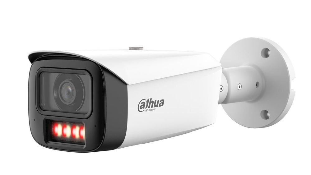 Camera supraveghere exterior IP bullet Dahua IPC-UFW4659T1-AS-PV-0280B, 6 MP, Smart Dual Light, Microfon si Difuzor, AI, PoE, IP67