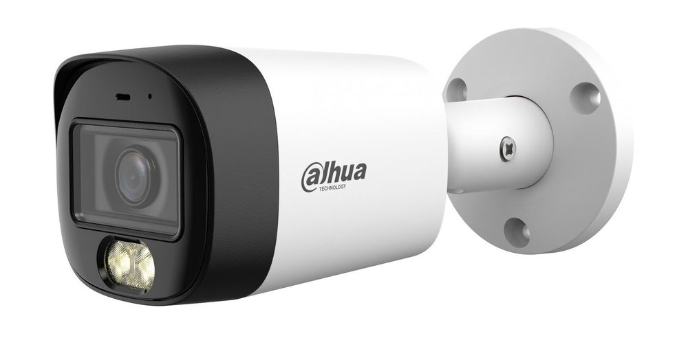 Camera supraveghere HDCVI Dahua HAC-HFW1200RM-IL-A-0280B-S6, 2MP, 2.8mm, Iluminare duala 30m, Microfon, IP67