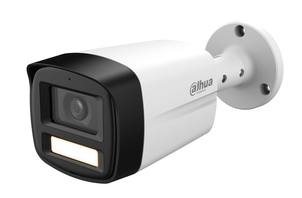 Camera supraveghere HDCVI Dahua HAC-HFW1509TLM-A-LED-0360B-S3, 5MP, 3.6mm, Full Color, LED alb 40m, Microfon, IP67