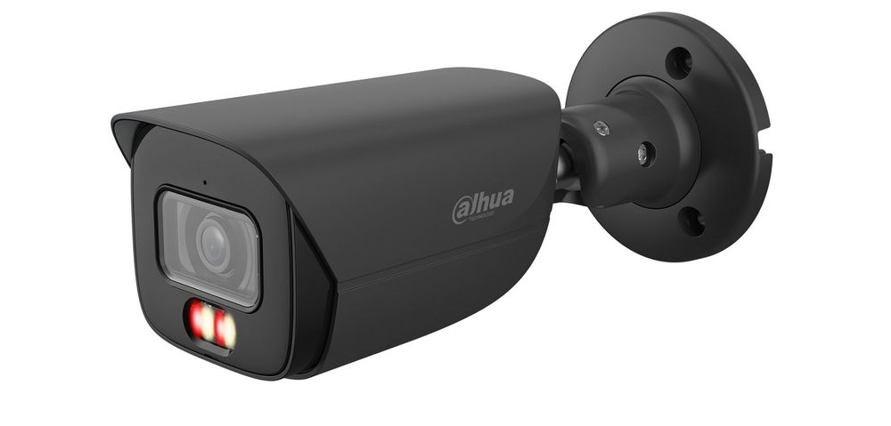 Camera supraveghere IP Dahua IPC-HFW3649E-AS-IL-0280B-Black, 6MP,  2.8 mm, WizSense, iluminare duala 30m, microfon, PoE, IP67