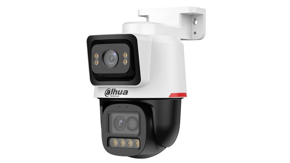 Camera supraveghere IP Dahua WizColor IPC-PTS2449C-4E3Z-S-PV-LED-PRO, 4MP+2MP, varifocala, zoom hibrid 6x, rotire, inclinare, auto tracking, audio bidirectional, slot SD, PoE, IP66