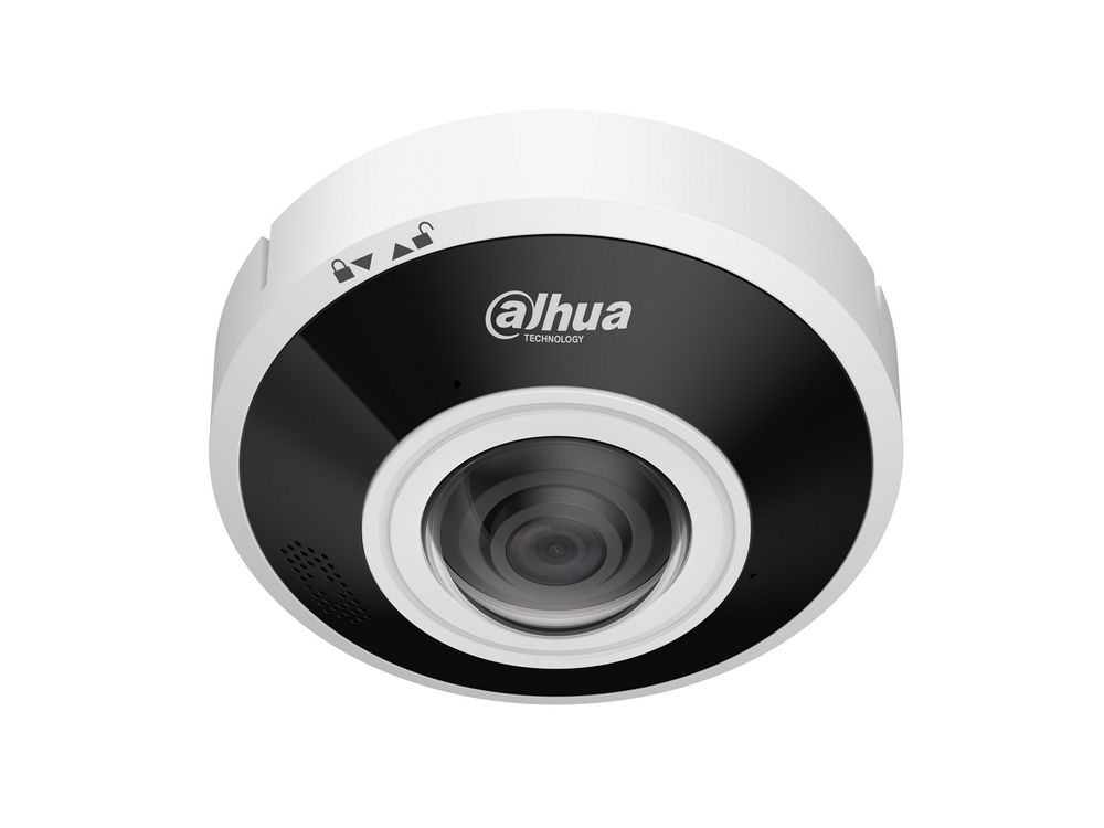 Camera supraveghere IP Fisheye Dahua, WizMind, 6MP, IR 15m, Audio, slot microSD, PoE, IP67, IPC-EBW5641-AS-proiect