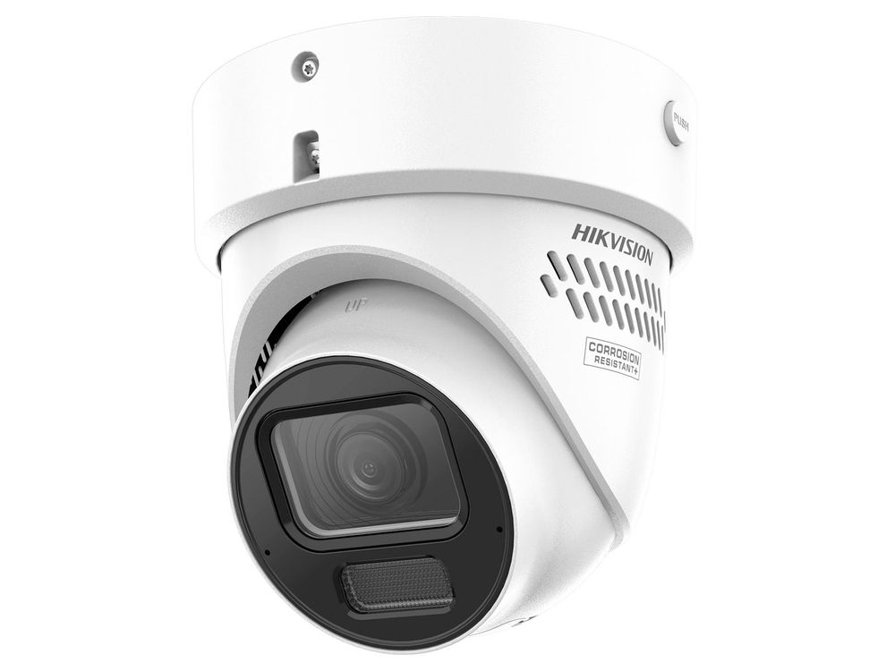 Camera supraveghere IP Hikvision AcuSense DS-2CD2H123G2-LIZS2UY/SRB, 12MP, 2.8-12mm, IR+LED 40m, alarma audio-vizuala, PoE, IP67, IK10