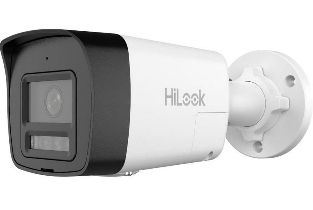 Camera supraveghere IP Hikvision Hilook IPC-B140HA-LUFC/SL, 4MP, 2.8mm, Smart Hybrid Light, Audio, slot microSD, PoE, IP67