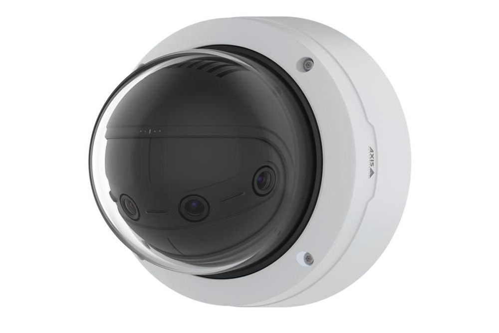 Camera supraveghere IP panoramica AXIS P3827-PVE, 7MP, 4 lentile, 180°, Object Analytics, PoE, IP67, IP66, NEMA 4X, IK10