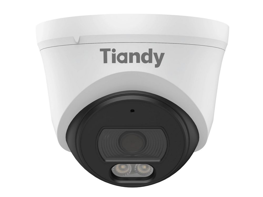 Camera supraveghere IP Tiandy, 4MP, 2.8mm, IR si LED alb, Microfon, slot microSD, PoE, IP67, TC-C34XS 2ETA-28