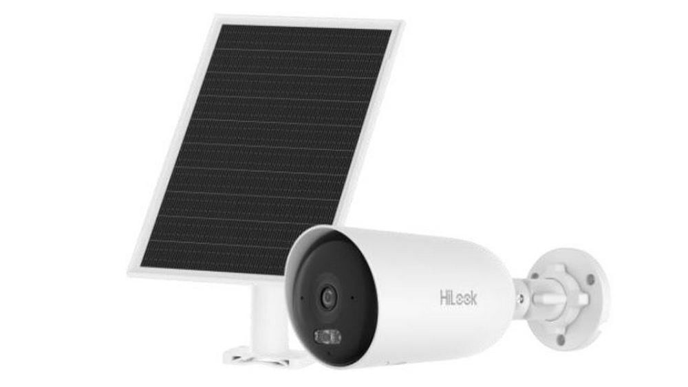 Camera supraveghere IP wireless 4G LTE, panou solar si baterie Hikvision HiLook IPC-CFS04/4G-SIM Cold Proof, 4MP, 2.8mm, IR+LED 30m, audio, slot microSD, IP66