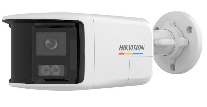 Camera supraveghere panoramica IP Hikvision DS-2CD1T67G2HP-LIUF/SL(2.8mm), 6MP, ColorVU, Smart Hybrid Light, Audio, Alarma, PoE, IP67