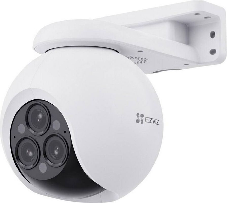 Camera supraveghere PTZ wireless Ezviz H80f Multi, lentile triple