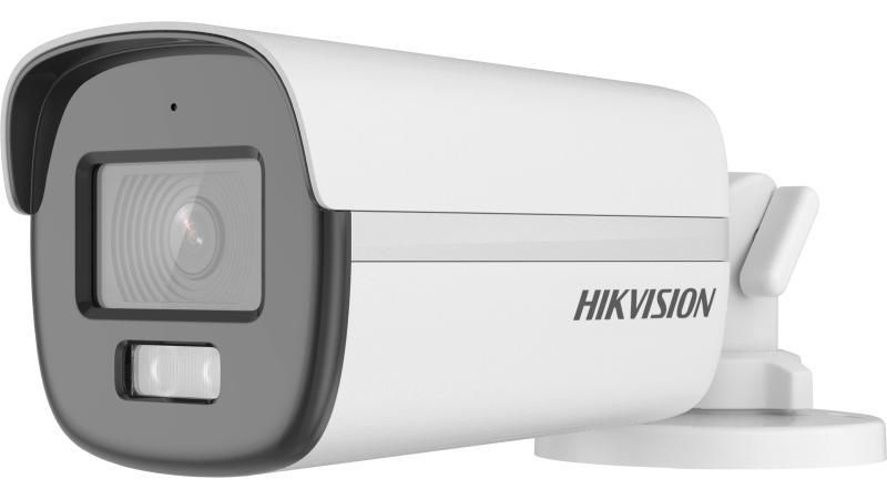 [RESIGILAT] Camera supraveghere TurboHD ColorVu Hikvision DS-2CE12KF0T-FS(2.8mm)-R1, 3K, LED alb, 2.8mm, Microfon, IP67