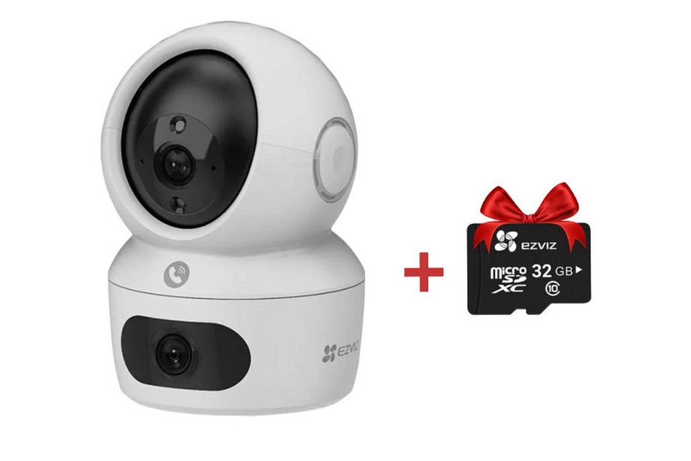 Camera supraveghere Wi-Fi EZVIZ H7c Dual + card microSD 32GB cadou, Lentila Duala, 2K+, Audio, CS-H7c(44WFW2)+SD32GB