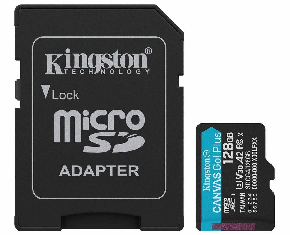 Card microSD 128GB Kingston Canvas Go Plus, pana la 200MB/s, SDCG4/128GB