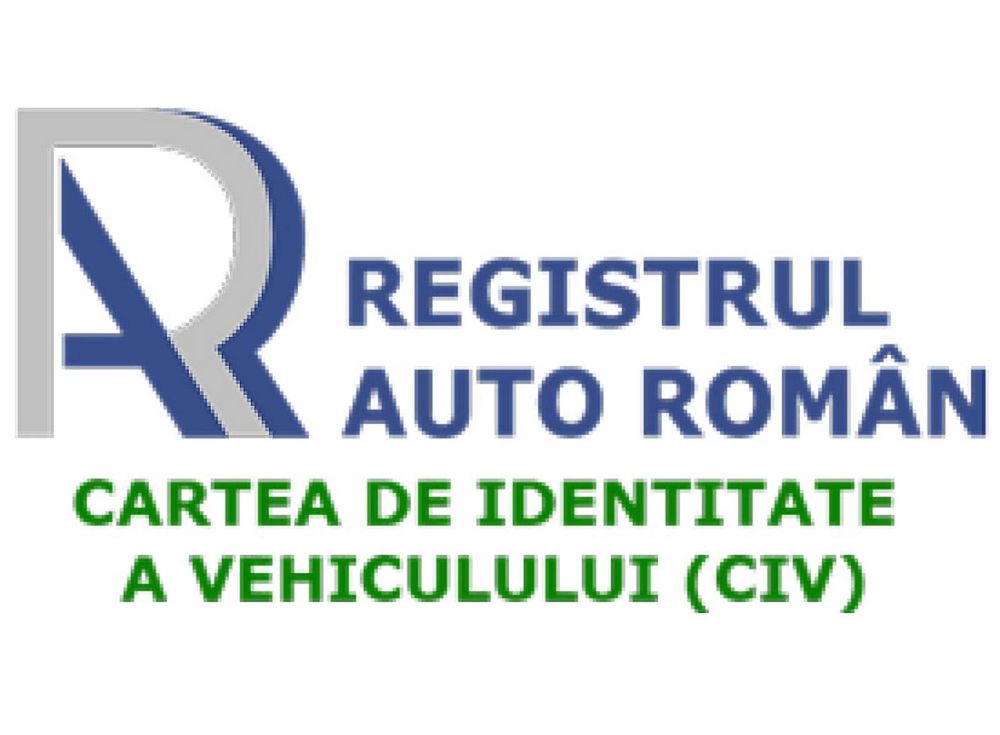 Carte de identitate a vehiculului emis de RAR, CIV RBD