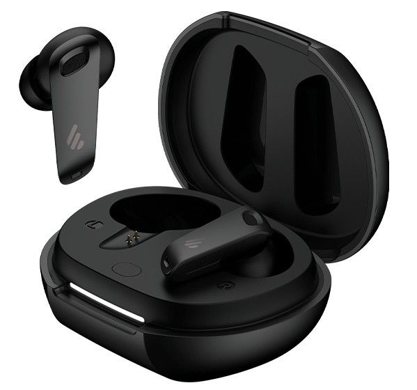 Casti True Wireless Edifier NEOBUDS-PLUS-BK, Hi-Res Audio Wireless, 47h autonomie, Bluetooth, gaming low latency, IP54