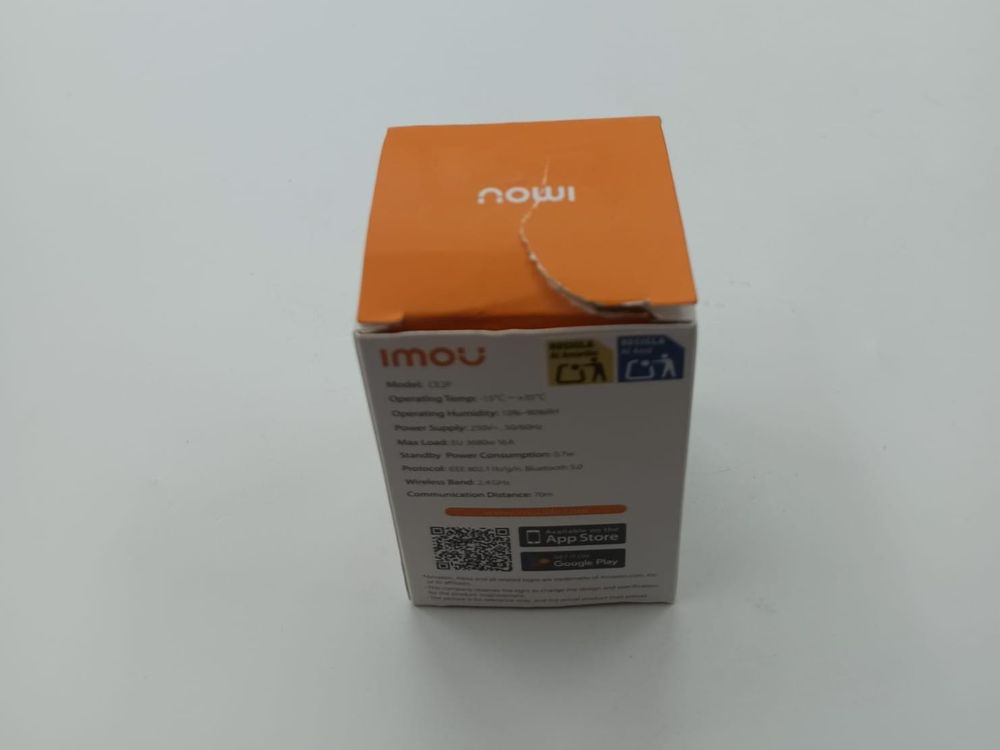 [RESIGILAT] Priza inteligenta Imou CE2P, 16A, Wi-Fi 2.4GHz, protocol Matter, Bluetooth,  control aplicatie, rezistent la flacari