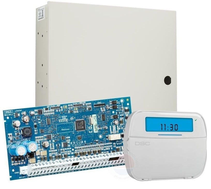 Centrala de alarma DSC, 6 zone, NEO, cu tastatura, NEO-2016NK + NEO ICON, NEO 2016 LED