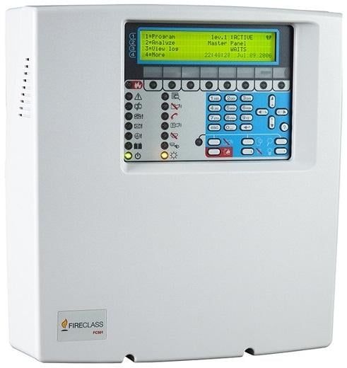Centrala antiincendiu adresabila, 1 bucla, 128 de senzori, FIRECLASS FC501-L