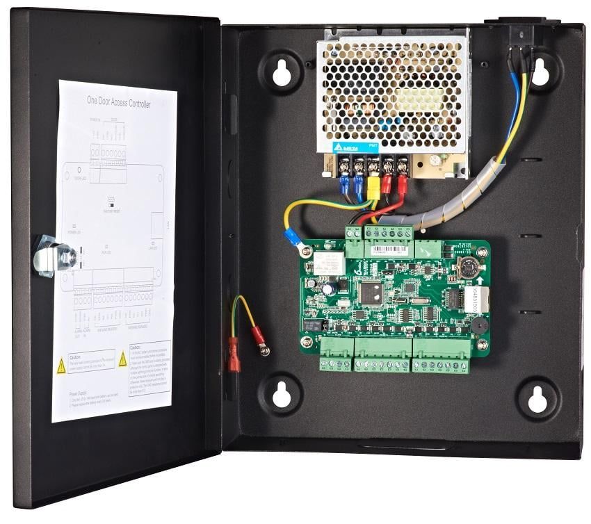 Centrala de control acces 1 usa bidirectionala Hikvision DS-K2801 TCP/IP