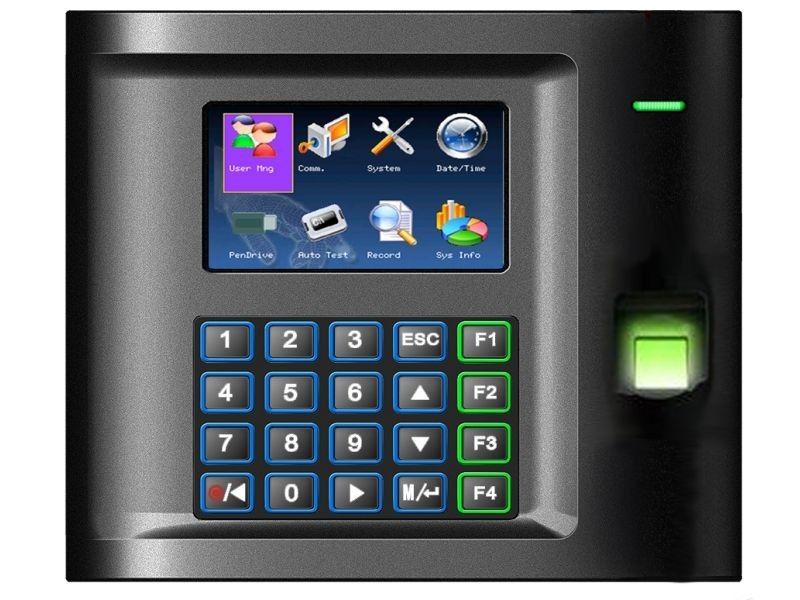 Centrala de control acces si pontaj biometric si card US10C-ID