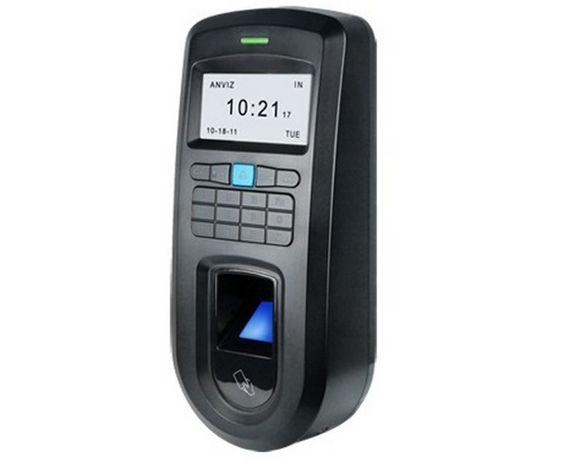 Centrala control acces cu sistem de pontaj, cititor amprenta si cartela, Anviz VF30-ID