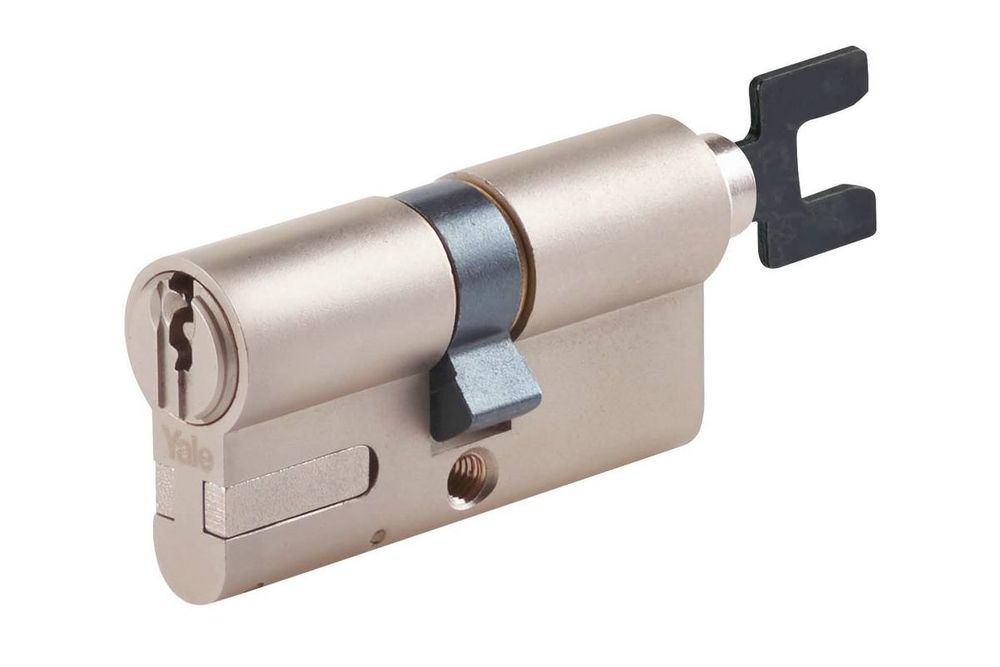 Cilindru ajustabil inteligent ASSA ABLOY 05/501000/SN, 6 pini, 2 chei incluse, protectii multiple