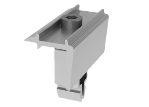 Clema de capat cu clips, pentru prinderea panourilor solare, surub inclus, SAF-CAPAT-CLIPS