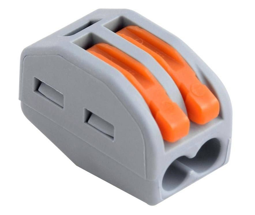 Set conector 2 poli pentru doza 0,08 - 2,5mm fir litat 10 bucati, Safer 10X222-412