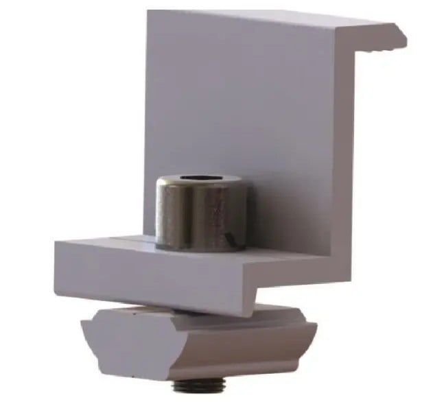 Clema capat pentru panouri solare 35mm, aluminiu si otel inoxidabil, rezistenta sporita, Safer Clema-capat-35