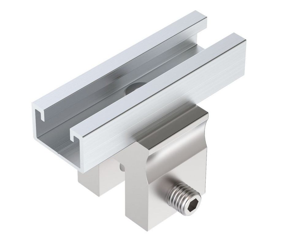 Clema de fixare pentru acoperisurile din tabla cutata, rotunda, din aluminiu, Aerocompact TMM08