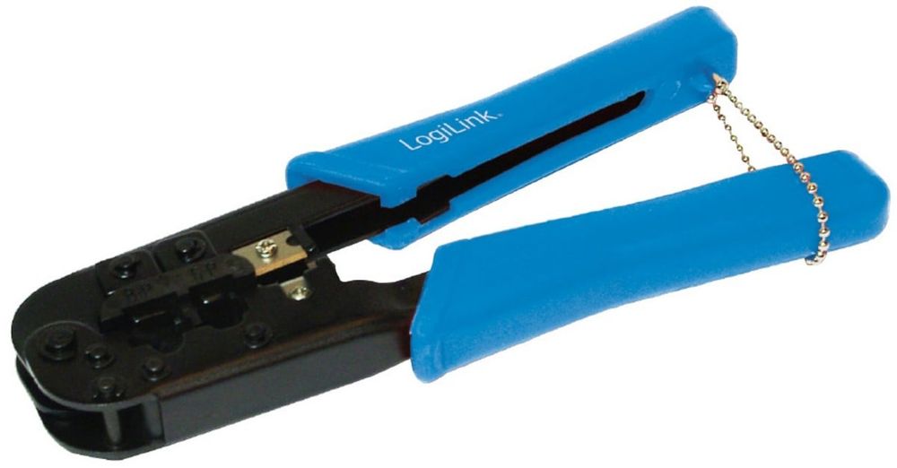 Cleste de sertizare pentru mufe RJ11, RJ12 si RJ45, LogiLink WZ0033