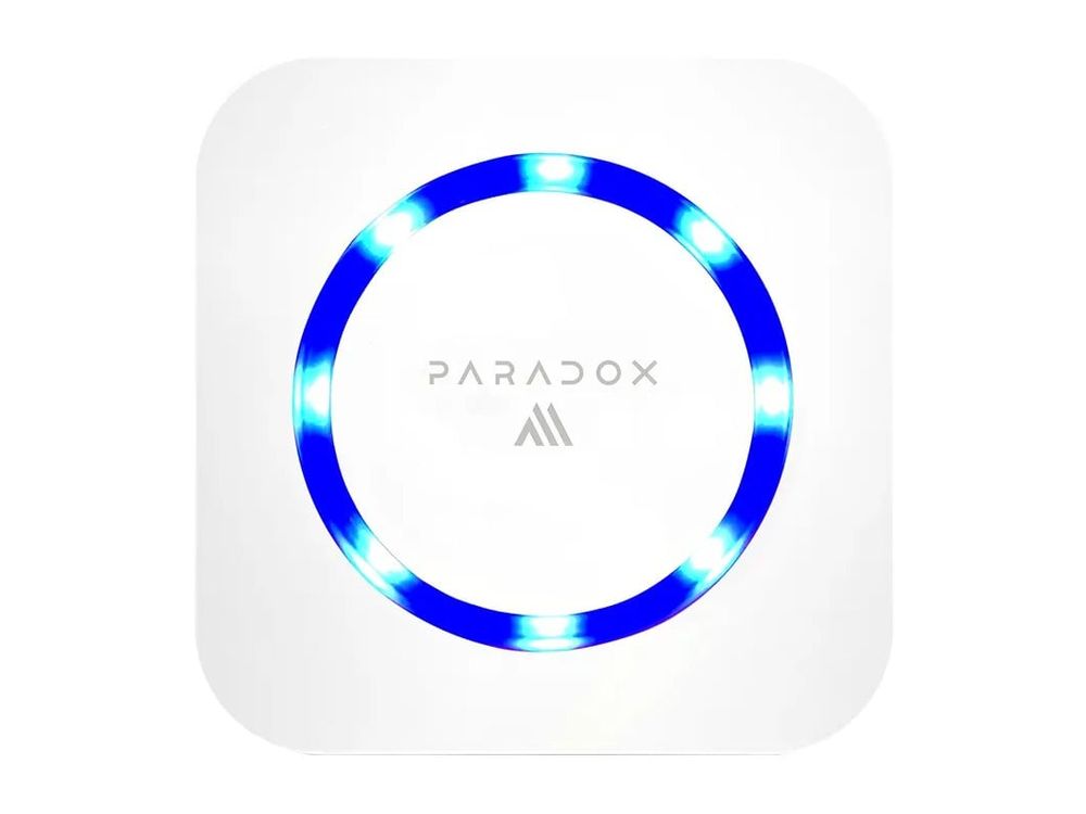Sonerie de interior Paradox CM1M, wireless, 868MHz, 6-8 tonuri zone si alarme, 100-200V AC, alb