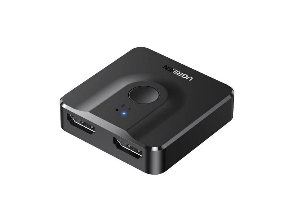 Switch HDMI 2 canale, 4K, 60Hz, indicatori LED, IP54, Ugreen CM217