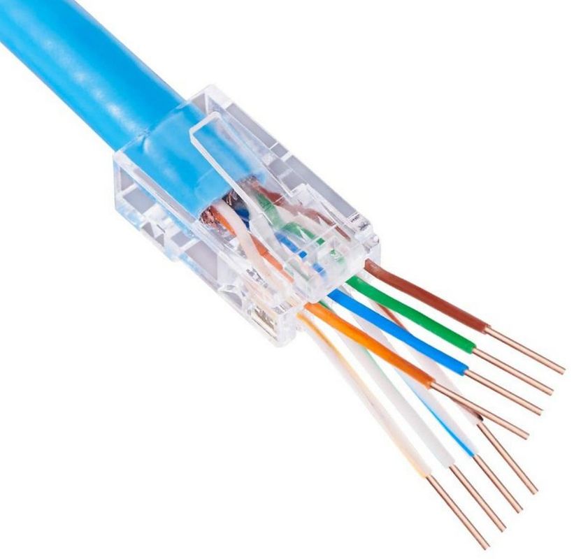 Conector RJ45 UTP cat6, 8P8C, neecranat, Braun Group EZ11RJ45