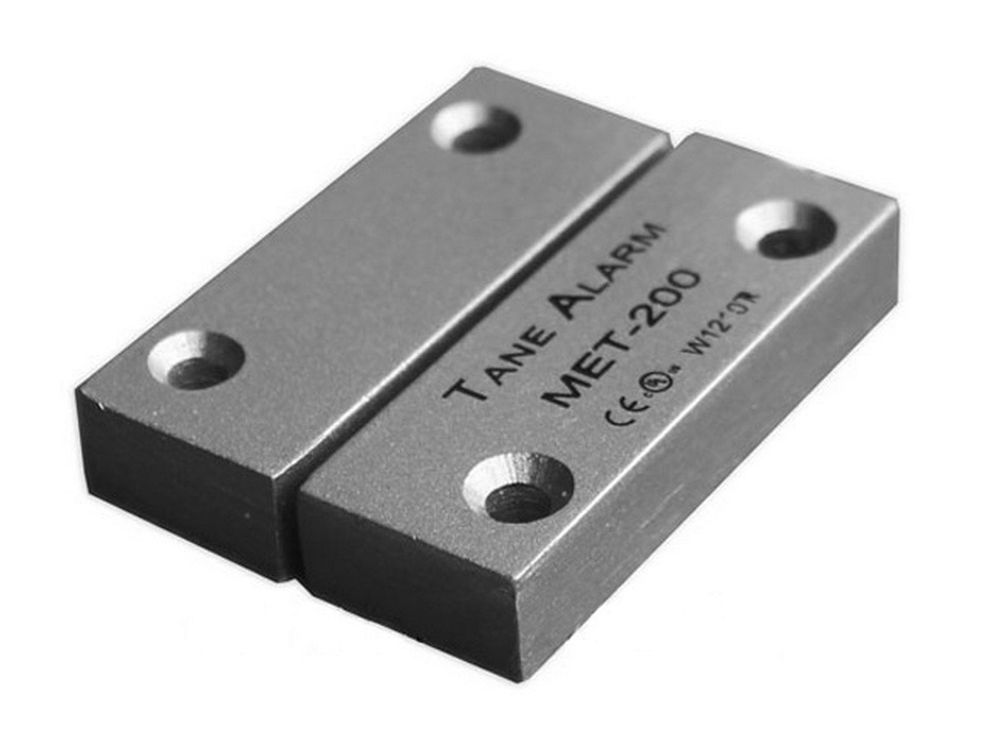 Contact magnetic din metal Tane MET-200, 3cm, contact NC, pentru usi metalice 