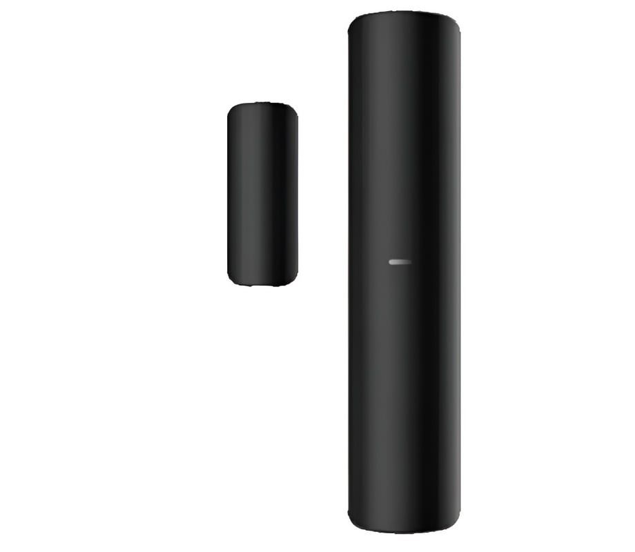 Contact magnetic wireless pentru usa sau geam Hikvision AX PRO DS-PDMC-EG2-WE(B)(BLACK), Tri-X 868MHz, RF 1600m, negru