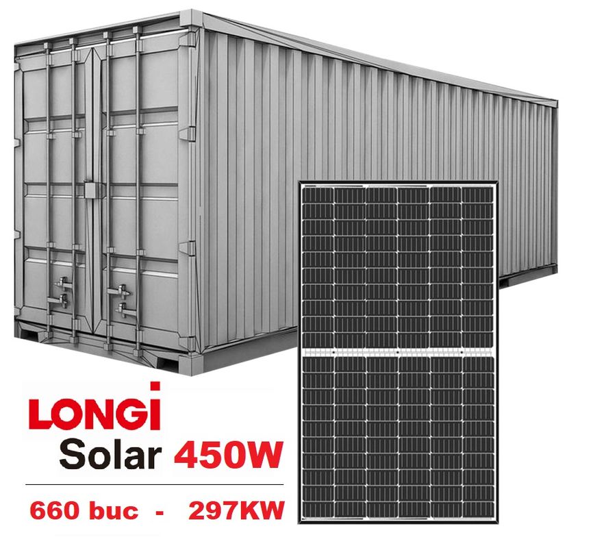 Container panouri fotovoltaice LONGI 455W LR4-72HPH-455 (660 buc)
