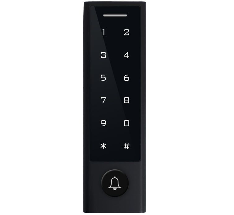 Control acces standalone Secukey CH3, taste touch, card RFID, sonerie, Wiegand, IP66