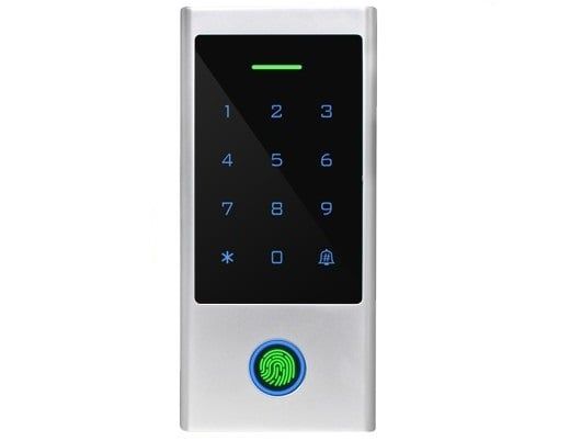 Control acces standalone Secukey HF1-WiFi EM+Mifare, Wi-Fi, Amprenta, PIN, Card RFID + Mifare, compatibil cu Tuya